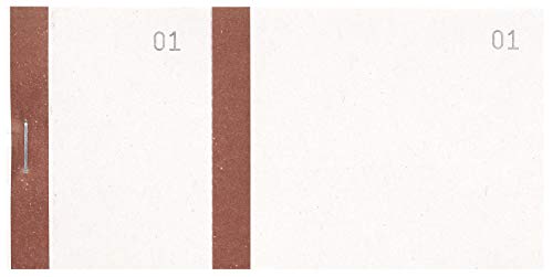 Exacompta 96301E Verkaufsblöcke, horizontal, 6,6 x 13,5 cm, 100 Blatt, nummeriert von 1 bis 100, mit Schrägband Exacompta 96301E Verkaufsblöcke, horizontal, 6,6 x 13,5 cm, 100 Blatt, nummeriert von 1 bis 100, mit Schrägband von Exacompta