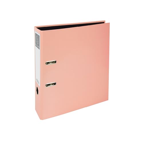 Exacompta A4 Aktenordner, 75 mm, Büroordner, 3 Stück in Pastellrosa, Schreibwarenordner für Papierkram und Dokumentenorganisation - 227/0004Z Exacompta A4 Aktenordner, 75 mm, Büroordner, 3 Stück in Pastellrosa, Schreibwarenordner für Papierkram und Dokumentenorganisation - 227/0004Z von Exacompta