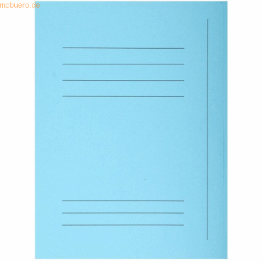 Exacompta Aktenmappe Jura A4 3 Klappen Karton VE=50 Stück hellblau Exacompta Aktenmappe Jura A4 3 Klappen Karton VE=50 Stück hellblau von Exacompta