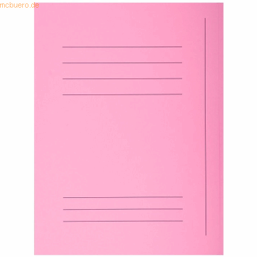 Exacompta Aktenmappe Jura A4 3 Klappen Karton VE=50 Stück rosa Exacompta Aktenmappe Jura A4 3 Klappen Karton VE=50 Stück rosa von Exacompta
