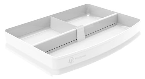 Exacompta - Art.-Nr. 116013D – Set mit 4 Fächern für Briefablage Combo Top Autentik – Breite 255 mm – zum Aufstellen auf Briefkörben – für Dokumente im Format A5 – Weiß von EXACOMPTA