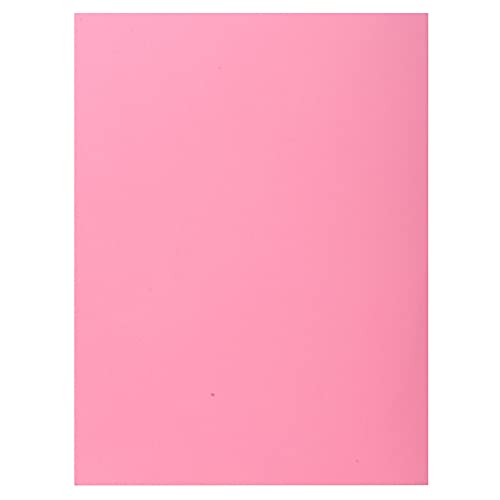 Exacompta - Art.-Nr. 339003E – Karton mit 5 Packungen mit je 50 Schnellhefter mit 1 Klappe SUPER 210 g/m² – Pastellfarben – PEFC™-zertifizierte Mappen – Maße: 24 x 32 cm für DIN A4 – Farbe Rosa von Exacompta