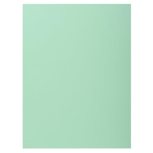 Exacompta - Art.-Nr. 339004E – Karton mit 5 Packungen mit je 50 Schnellhefter mit 1 Klappe SUPER 210 g/m² – Pastellfarben – PEFC™-zertifizierte Mappen – Maße: 24 x 32 cm für DIN A4 – Farbe hellgrün von Exacompta