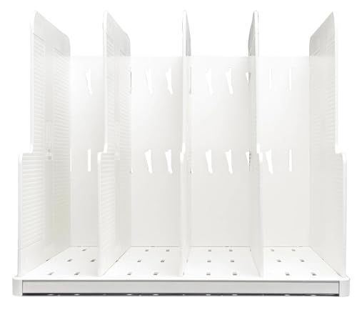 Exacompta - Art.-Nr. 390013D – Vertikale Ordnungsmappe Modulotop mit 5 Autentik-Registern – für Sortierung von Post oder A4+ Dokumenten – Maße: Tiefe 30 x Breite 28,8 x Höhe 25,5 cm – Weiß Exacompta - Art.-Nr. 390013D – Vertikale Ordnungsmappe Modulotop mit 5 Autentik-Registern – für Sortierung von Post oder A4+ Dokumenten – Maße: Tiefe 30 x Breite 28,8 x Höhe 25,5 cm – Weiß von Exacompta