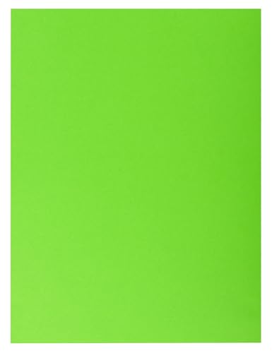 Exacompta - Art.-Nr. 415003E – Karton mit 250 Dokumentenmappen Rock''S 210 g/m² – leuchtende Farben – PEFC™-zertifizierte Mappen – Maße 24 x 32 cm für Dokumente im A4-Format – Grün von Exacompta