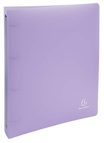 Exacompta 51975E 5er Pack Premium Kunststoff-Ringbuch Chromaline aus transluzentem Polypropylen 4 Ringe Füllhöhe 30mm DIN A4 Maxi Plastikordner ideal für Büro und Schule, Pastell-Farbe Mauve Exacompta 51975E 5er Pack Premium Kunststoff-Ringbuch Chromaline aus transluzentem Polypropylen 4 Ringe Füllhöhe 30mm DIN A4 Maxi Plastikordner ideal für Büro und Schule, Pastell-Farbe Mauve von Exacompta