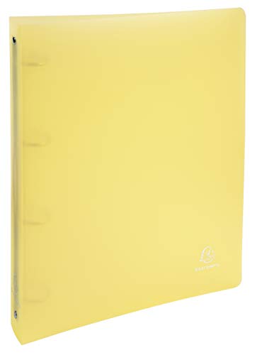 Exacompta 51979E 5er Pack Premium Kunststoff-Ringbuch Chromaline aus transluzentem Polypropylen 4 Ringe Füllhöhe 30mm DIN A4 Maxi Plastikordner ideal für Büro und Schule, Zitrus-Gelb Exacompta 51979E 5er Pack Premium Kunststoff-Ringbuch Chromaline aus transluzentem Polypropylen 4 Ringe Füllhöhe 30mm DIN A4 Maxi Plastikordner ideal für Büro und Schule, Zitrus-Gelb von Exacompta