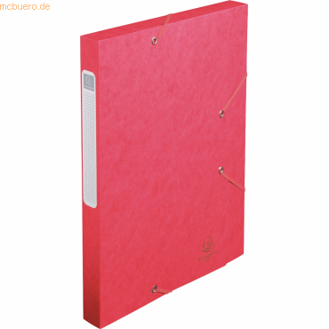 Exacompta Dokumentenbox A4 Manila Karton rot 25 mm Exacompta Dokumentenbox A4 Manila Karton rot 25 mm von Exacompta