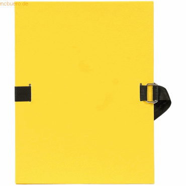 Exacompta Dokumentenmappe A4 120mm mit dehnbarem Rücken gelb Exacompta Dokumentenmappe A4 120mm mit dehnbarem Rücken gelb von Exacompta