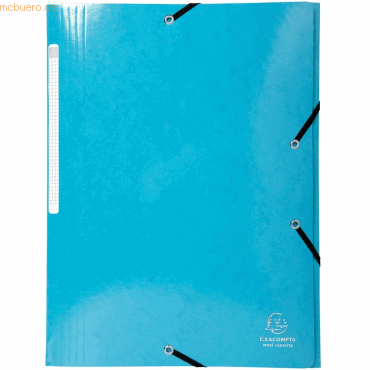 Exacompta Eckspanner Iderama A4 425g/qm hellblau Exacompta Eckspanner Iderama A4 425g/qm hellblau von Exacompta