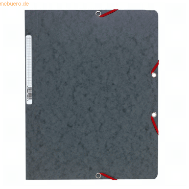 Exacompta Eckspannmappe A4 400g/qm Karton grau Exacompta Eckspannmappe A4 400g/qm Karton grau von Exacompta