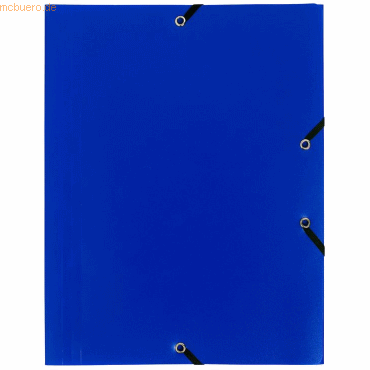 Exacompta Eckspannmappe A4 PP 400my blau von Exacompta