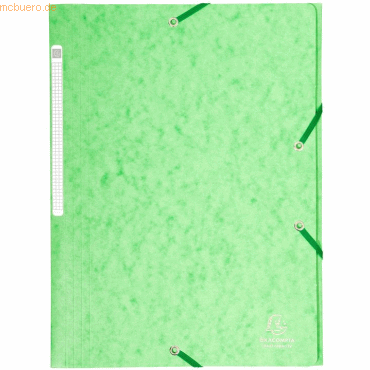 Exacompta Eckspannmappe Nature Future A4 425g/qm lindgrün Exacompta Eckspannmappe Nature Future A4 425g/qm lindgrün von Exacompta