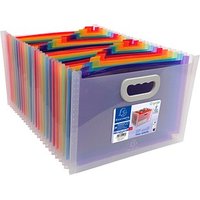 Exacompta Fächermappe Crystal 24 Fächer transparent von Exacompta