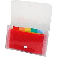 Exacompta Fächermappe Crystal 6 Fächer transparent, 1 St. von Exacompta