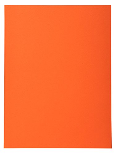 Exacompta - Ref. 420207E - Packung mit 50 halbstarren Forever® Mappen, 170 g/m², 100% recycelt, zertifiziert mit blauem Engel, Maße: 24 x 32 cm für DIN A4, Farbe: Orange von Exacompta