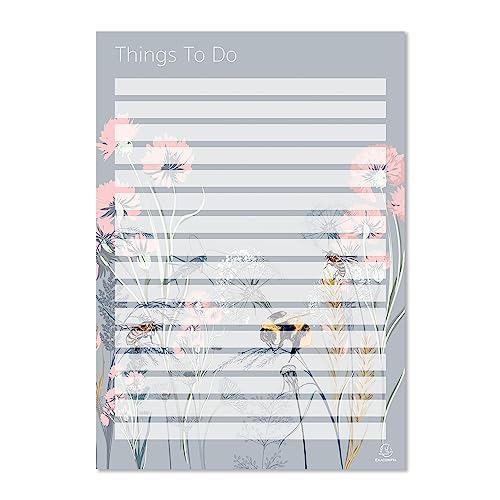Exacompta - Ref GS020Z Notizblock, A5, 90 g/m² Papier, 149 mm x 210 mm, 40 Blatt liniertes Papier mit Bienen- und Blumen-Design, ideal für Ordnung Exacompta - Ref GS020Z Notizblock, A5, 90 g/m² Papier, 149 mm x 210 mm, 40 Blatt liniertes Papier mit Bienen- und Blumen-Design, ideal für Ordnung von Exacompta