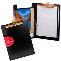 Exacompta Klemmbrettmappen Exaboard Klappe 52134E DIN A4 schwarz Kunststoff von Exacompta