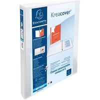 Exacompta Kreacover Ringbuch 2-Ringe weiß 3,8 cm DIN A4 Exacompta Kreacover Ringbuch 2-Ringe weiß 3,8 cm DIN A4 von Exacompta