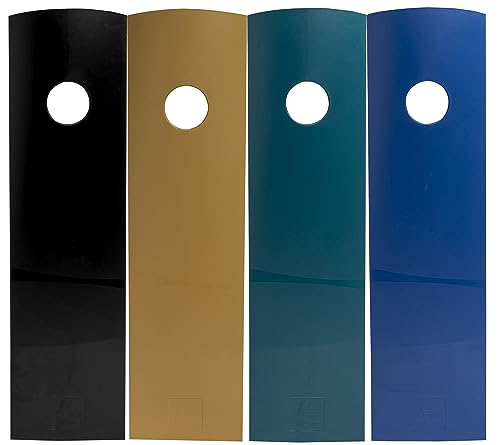 Exacompta - Mag-Cube Neo Deco 182505SETD Mag-Cube Zeitschriftensammler, verschiedene Farben, 4 Stück von Exacompta
