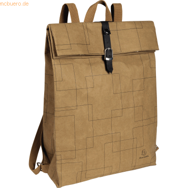 Exacompta Notebookrucksack Eterneco 17640E 32x43x13cm Papier braun von Exacompta