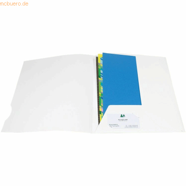 Exacompta Präsentationsmappe Chromolux A4 Karton 250g weiß VE=20 Stück Exacompta Präsentationsmappe Chromolux A4 Karton 250g weiß VE=20 Stück von Exacompta