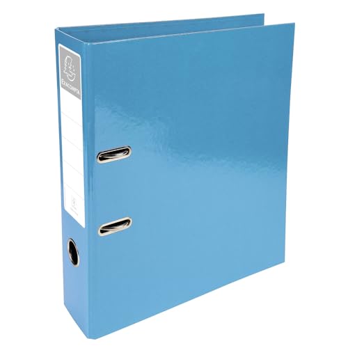 Exacompta Prem'Touch Iderama 53627E Aktenordner A4, 70 mm Rückenbreite, 75 mm Mechanik, Außenmaße 32 x 30 x 7 cm, DIN A4, Hellblau, 10 Stück Exacompta Prem'Touch Iderama 53627E Aktenordner A4, 70 mm Rückenbreite, 75 mm Mechanik, Außenmaße 32 x 30 x 7 cm, DIN A4, Hellblau, 10 Stück von Exacompta