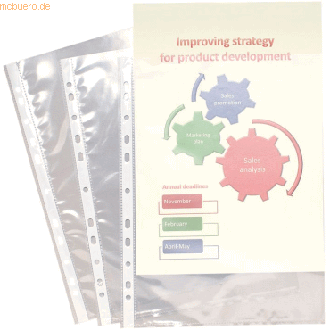 10 x Exacompta Prospekthüllen A4 PP 60my glasklar VE=10 Stück 10 x Exacompta Prospekthüllen A4 PP 60my glasklar VE=10 Stück von Exacompta