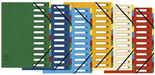 Exacompta - Ref. 5312E Mehrteilige Mundharmonika-Ordner, 24,5 x 32 cm, geeignet für A4-Dokumente, 12 mehrfarbige Fächer, Premium-Pressboard-Einband, verschiedene Farben Exacompta - Ref. 5312E Mehrteilige Mundharmonika-Ordner, 24,5 x 32 cm, geeignet für A4-Dokumente, 12 mehrfarbige Fächer, Premium-Pressboard-Einband, verschiedene Farben von Exacompta