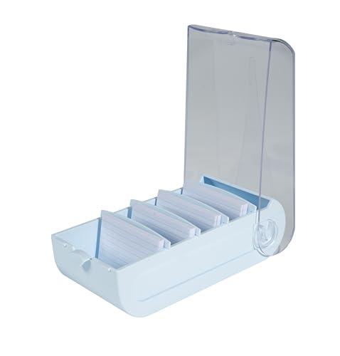 Exacompta - Ref. 5336223D – Karton mit 8 Learning Box BUNNYBOX A8 Aquarell – Maße 19,5 x 10 x 6,2 cm – Farbe Pastellblau/Kristall – für bis zu 650 Karten im A8-Format Exacompta - Ref. 5336223D – Karton mit 8 Learning Box BUNNYBOX A8 Aquarell – Maße 19,5 x 10 x 6,2 cm – Farbe Pastellblau/Kristall – für bis zu 650 Karten im A8-Format von Exacompta