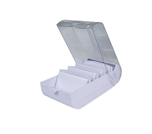 Exacompta - Ref. 5336423D - Karton mit 8 Learning Box BUNNYBOX A8 Aquarell - Maße 19,5 x 10 x 6,2 cm - Farbe Mauve/Kristall - Kapazität bis zu 650 Karten im A8-Format Exacompta - Ref. 5336423D - Karton mit 8 Learning Box BUNNYBOX A8 Aquarell - Maße 19,5 x 10 x 6,2 cm - Farbe Mauve/Kristall - Kapazität bis zu 650 Karten im A8-Format von Exacompta