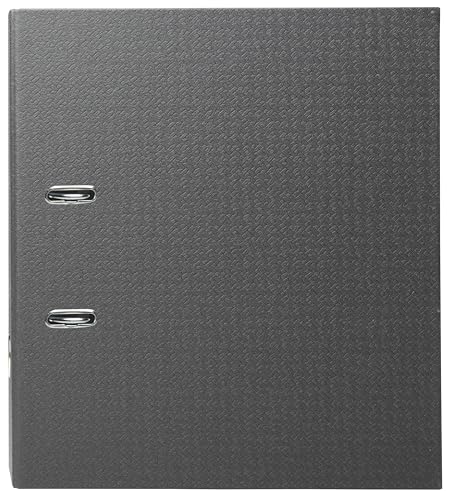 Exacompta - Ref. 53601E - 1 Aktenordner Prem'Touch Office By Me - Rücken 80 mm - Mechanik 75 mm - Grifföse - Außenmaß 32 x 29 cm - DIN A4 - schwarz von Exacompta