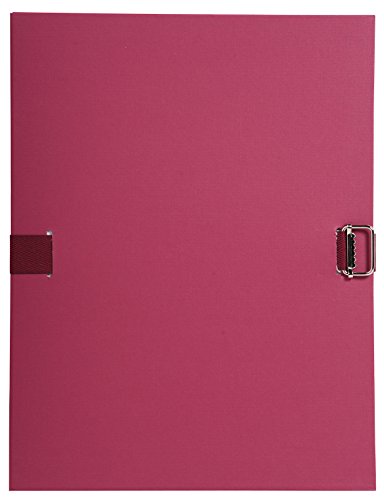 Exacompta - Ref. 724E - Box mit 1 Ordner mit ausziehbarem Rücken aus farbigem Leinwandpapier - Buchrücken bis 13 cm verlängerbar - Format 24 x 32 cm - für Dokumente im A4-Format - Farbe Burgunderrot Exacompta - Ref. 724E - Box mit 1 Ordner mit ausziehbarem Rücken aus farbigem Leinwandpapier - Buchrücken bis 13 cm verlängerbar - Format 24 x 32 cm - für Dokumente im A4-Format - Farbe Burgunderrot von Exacompta