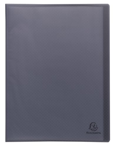 Exacompta - Ref. 78541E - Karton mit 15 recycelten Opak Sichtmappen - 40 genarbte Hüllen - 80 Seiten - für DIN A4 - Softcover aus PP 4/10, halbblickdicht - schwarz Exacompta - Ref. 78541E - Karton mit 15 recycelten Opak Sichtmappen - 40 genarbte Hüllen - 80 Seiten - für DIN A4 - Softcover aus PP 4/10, halbblickdicht - schwarz von Exacompta