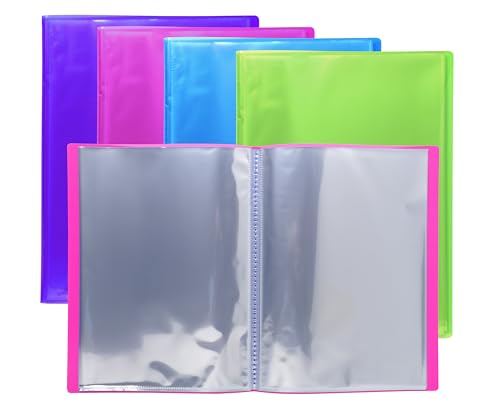 Exacompta - Ref. 85280E – Karton mit 8 Iderama Sichtmappen – 60 Hüllen aus glattem Kristallglas – 120 Seiten – für A4 – Maße: 24 x 32 cm – Einband aus halbfestem Polypropylen – 4 verschiedene Farben Exacompta - Ref. 85280E – Karton mit 8 Iderama Sichtmappen – 60 Hüllen aus glattem Kristallglas – 120 Seiten – für A4 – Maße: 24 x 32 cm – Einband aus halbfestem Polypropylen – 4 verschiedene Farben von Exacompta