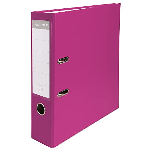Exacompta - Ref. 918415B - Box mit 20 Aktenordnern A4 - Rücken 80 mm - Mechanik 80 mm - Außenmaß: 32 x 29 x 8 cm - Format für Ordner A4 - Farbe: Himbeere Exacompta - Ref. 918415B - Box mit 20 Aktenordnern A4 - Rücken 80 mm - Mechanik 80 mm - Außenmaß: 32 x 29 x 8 cm - Format für Ordner A4 - Farbe: Himbeere von Exacompta
