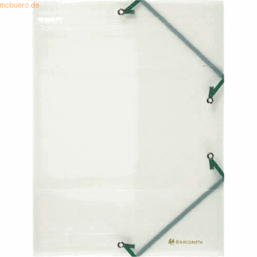 Exacompta Sammelmappe A4 PP Füllhöhe: 500 Blatt transparent von Exacompta