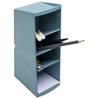 Exacompta Schreibtisch-Organizer Multitower blaugrau Polystyrol 4 Fächer 8,2 x 11,0 x 23,0 cm von Exacompta