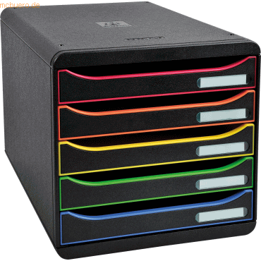 Exacompta Schubladenbox BIG-BOX PLUS 309914D 5 Schübe harlekin/schwarz Exacompta Schubladenbox BIG-BOX PLUS 309914D 5 Schübe harlekin/schwarz von Exacompta