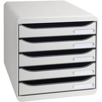 Exacompta Schubladenbox BIG-BOX PLUS lichtgrau 309740D, DIN A4 mit 5 Schubladen Exacompta Schubladenbox BIG-BOX PLUS lichtgrau 309740D, DIN A4 mit 5 Schubladen von Exacompta