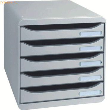 Exacompta Schubladenbox Big-Box Plus Iderama 5 Fächer lichtgrau Exacompta Schubladenbox Big-Box Plus Iderama 5 Fächer lichtgrau von Exacompta