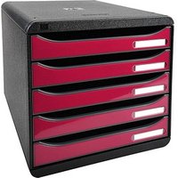Exacompta Schubladenbox Big-Box Plus himbeer 3097284D, DIN A4 mit 5 Schubladen Exacompta Schubladenbox Big-Box Plus himbeer 3097284D, DIN A4 mit 5 Schubladen von Exacompta