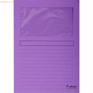Exacompta Sichtmappen Forever A4 VE=100 Stück violett Exacompta Sichtmappen Forever A4 VE=100 Stück violett von Exacompta