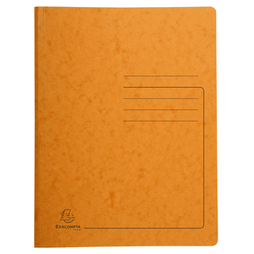 Exacompta Spiralhefter - A4 300 Blatt Colorspan-Karton 355 g/qm orange von Exacompta
