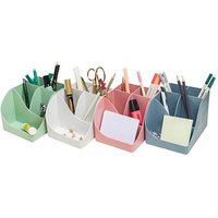 Exacompta Stiftehalter Pen Wave farbsortiert Polystyrol 5 Fächer 11,0 x 12,0 x 16,0 cm von Exacompta