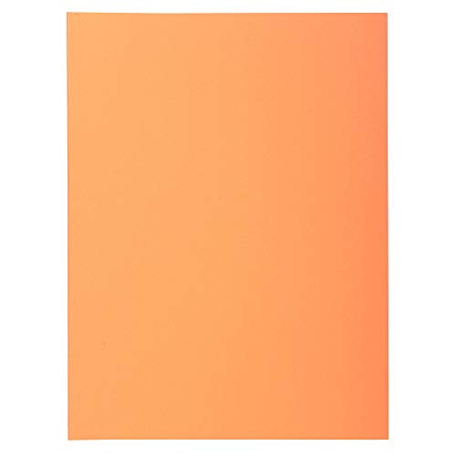 Exacompta Super 250 PACK 50 Hemden für A4 2 Klappen 24 x 32 cm 24 x 32 Orange von Exacompta