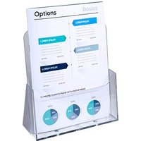 Exacompta Tischprospekthalter Office Exacryl transparent DIN A4 23,5 x 8,5 x 24,7 cm, 1 St. von Exacompta