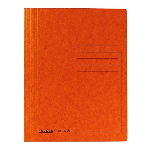 Original Falken 25er Pack Premium Schnellhefter. Made in Germany. Aus extra starkem Colorspan-Karton für DIN A4 kaufmännische Heftung orange Hefter ideal für Büro und Schule Original Falken 25er Pack Premium Schnellhefter. Made in Germany. Aus extra starkem Colorspan-Karton für DIN A4 kaufmännische Heftung orange Hefter ideal für Büro und Schule von Exacompta
