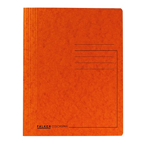 Original Falken 25er Pack Premium Spiralhefter. Made in Germany. Aus extra starkem Colorspan-Karton für DIN A4 kaufmännische Heftung orange Hefter Dokumentenmappe ideal für das Büro und die Schule Original Falken 25er Pack Premium Spiralhefter. Made in Germany. Aus extra starkem Colorspan-Karton für DIN A4 kaufmännische Heftung orange Hefter Dokumentenmappe ideal für das Büro und die Schule von Exacompta