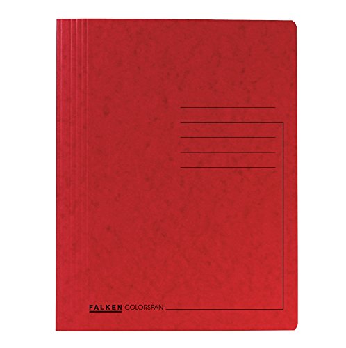 Original Falken 25er Pack Premium Spiralhefter. Made in Germany. Aus extra starkem Colorspan-Karton für DIN A4 kaufmännische Heftung rot Hefter Dokumentenmappe ideal für das Büro und die Schule Original Falken 25er Pack Premium Spiralhefter. Made in Germany. Aus extra starkem Colorspan-Karton für DIN A4 kaufmännische Heftung rot Hefter Dokumentenmappe ideal für das Büro und die Schule von Exacompta